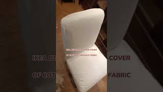 Customized IKEA BERGMUND chair cover Thick Cotton Corduroy Sofacovers perfectly fit [upl. by Nylsej]