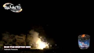 Blue Star Eruption Mine By Hallmark Fireworks  From Galactic Fireworks [upl. by Fosdick]