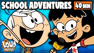 Best Loud House School Adventures  40 Minute Compilation  The Loud House [upl. by Dylane]