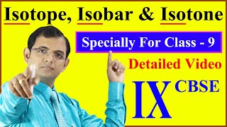 Isotope Isobar amp Isotone  Class 9 Detailed Video  Full Concept [upl. by Sukul]