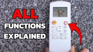 Air Conditioning Mini Split Remote Basic Functions [upl. by Velda]