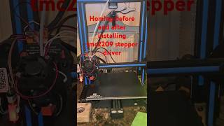 Geeetech a10t homing noise comparison before and after installing tmc2209 in uart mode gt2560 v40 [upl. by Gearhart565]