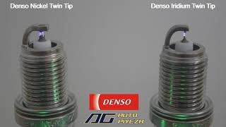 Denso Spark Plug Comparo  Nickel Twin Tip vs Iridium Twin Tip [upl. by Maxi969]