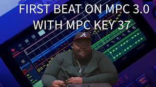 AKAI MPC 30 PUBLIC BETA I MAKING FIRST BEAT ON KEY 37MPC XMPC ONE MPC LIVE 2KEY61 MPCX [upl. by Adelaja]