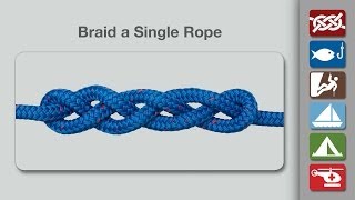 How to Braid a Single Rope [upl. by Elletnahs]