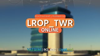 LROPTWR 1209  VATSIM 📡Otopeni Tower [upl. by Itnaihc]