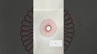 Spirograph ruler design ASMR Satisfying shorts spirograph [upl. by Oitaroh782]