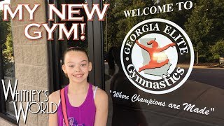 My New Gym  Whitney Bjerken Gymnastics [upl. by Ahcsim]