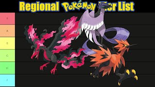 quotAre Regional Variants As Good As The Originalsquot  Regional Pokemon Tier List [upl. by Card945]