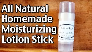 How To Make Easy All Natural Homemade Lotion Bars  Moisturizing Lotion Sticks [upl. by Varion]