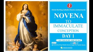 NOVENA TO IMMACULATE CONCEPTION  DAY 1 301124 [upl. by Francklin546]