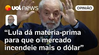 Dólar está subindo no mundo inteiro mas Lula dá matériaprima para mercado incendiar mais  Josias [upl. by Lisab]