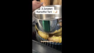 3 Zutaten Kartoffel Tart 😋 justspices einfacherezepte viralerezepte foodlover [upl. by Acul478]