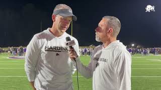 2024 Harding Football Postgame Interviews after Ouachita Baptist Game [upl. by Nibor397]