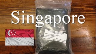 MRE Review Singapore 24 Hour Ration Minus Accessory Packet [upl. by Nwahsir]