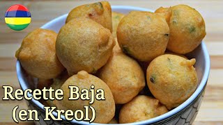 Recette Baja Mauricien en Kreol  Bhajia Special Ramadan [upl. by Nolubez177]