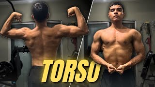 ASĂŤ DEBES ENTRENAR TU TORSO espalda pecho y brazos [upl. by Vonni]