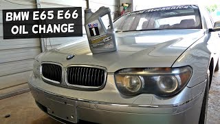 BMW E65 E66 745i 745Li Oil Change [upl. by Skelton]