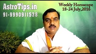 Weekly Horoscope 1824 July 2016 in Hindi by Vedic Guru Pt Deepak Dubey [upl. by Nylesor420]