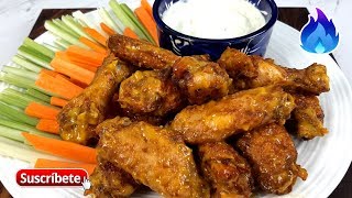 ALITAS MANGO HABANERO Receta Fácil y Sabrosa  Qué Sabroso [upl. by Eiromem29]