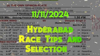 Hyderabad Race Tips and Selection  The Hyderabad Cup [upl. by Ahsemad761]