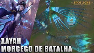 Xayah Morcego de Batalha  Skin Spotlight PREVIA [upl. by Angy57]