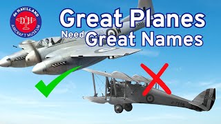 The Best and Worst Aircraft Names  great planes need great names [upl. by Manda]