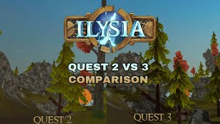 Ilysia Comparison  VR MMO Ilysia Shows Off Differences Between Quest 2 amp 3 Gameplay [upl. by Noirod264]