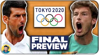 DJOKOVIC vs CARRENO BUSTA  Tokyo Olympics 2021  Bronze Medal Final Preview [upl. by Yates]