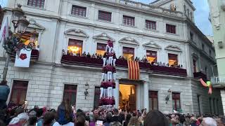 4de8 Castellers de Lleida a Reus [upl. by Thorrlow]