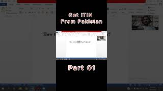 How To Get ITIN From Pakistan  ITIN Number for NonResidents  Part 01 [upl. by Ala]