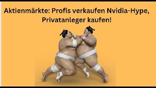 Aktienmärkte Profis verkaufen NvidiaHype Privatanleger kaufen Videoausblick [upl. by Ygief]