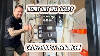 3 fase groepenkast plaatsen in hoofddorp  Elektricien  XL video 8 [upl. by Alilak]