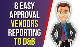 8 Easy Approval Vendors Reporting DampB  Build Business Credit Fast Dun amp Bradstreet [upl. by Kaliski138]