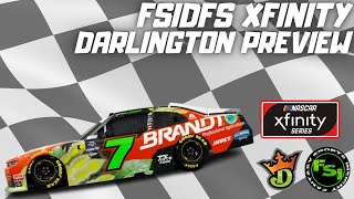 FSi DFS NASCAR DFS Speculation Picks Show Xfinity Series Sports Clip Haircuts 200 at DARLINGTON [upl. by Alper]