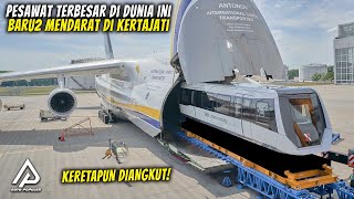 Pesawat Terbesar Antonov AN124 Mendarat di Kertajati Siapa yg Mendatangkan Burung Besi Raksasa ini [upl. by Nna]