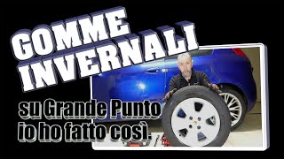 GOMME INVERNALI su cerchi OPEL per FIAT GRANDE PUNTO [upl. by Fletch]