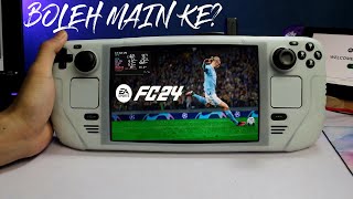 STEAM DECK  EAFC 24 Gameplay Test Dalam Handheld  Volta Career Mode Tournament amp Classic Match [upl. by Kenwee]