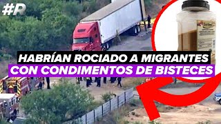 Mexicanos muertos en tráiler  Inmigrantes muertos en San Antonio Texas  53 migrantes muertos [upl. by Tebasile]