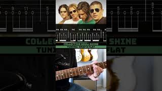 Shine Guitar Riff by Collective Soul with TAB [upl. by Brindell]