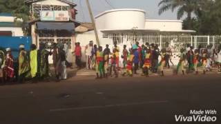 Carnaval em Guine Bissau na África parte 2 [upl. by Zobias22]