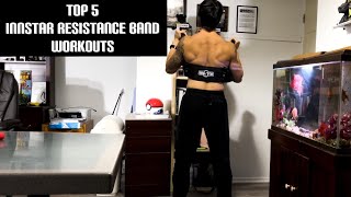 Top 5 Innstar Resistance Band Workouts [upl. by Dnomsed]