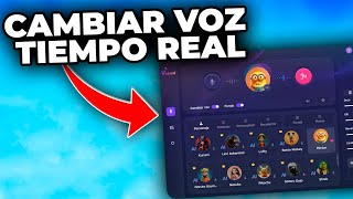 EL MEJOR MODULADOR DE VOZ PARA JUEGOS DE PC 🔥  Cambiar la voz en tiempo real con IA [upl. by Daphne]