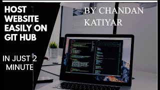 HOSTING WEBSITE USING GITHUB PAGES  GITHUBWEBSITE [upl. by Meid]