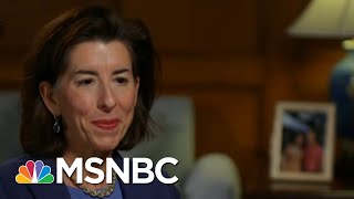 Exclusive Commerce Sec Gina Raimondo Sits Down With Stephanie Ruhle  Stephanie Ruhle [upl. by Neyuh155]