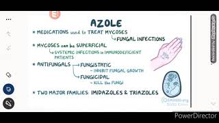 ANTI FUNGAL DRUGS IMIDAZOLES amp TRIAZOLES [upl. by Murage]