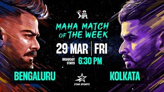 The MAHA MATCH of the week as RCB takes on KKR  IPLOnStar [upl. by Enyalahs]