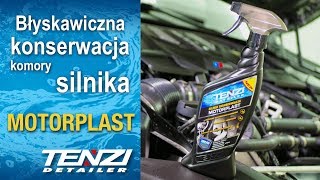 Błyskawiczna konserwacja komory silnika  Motorplast  Tenzi Detailer [upl. by Dent]