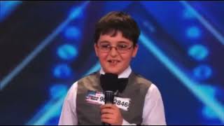 Kid plays Giornos Theme on Americas Got Talent [upl. by Raffaello35]