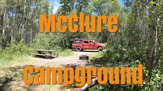 McClure Campground  Marble Colorado [upl. by Nwahsat95]